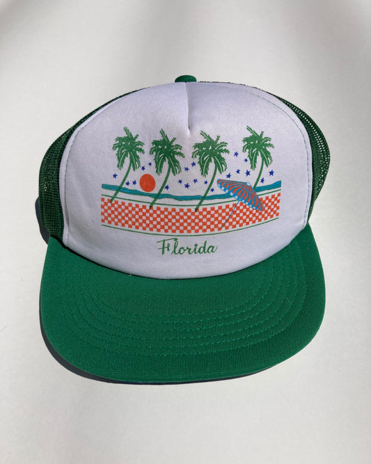Vintage Florida 5-panel Trucker Hat