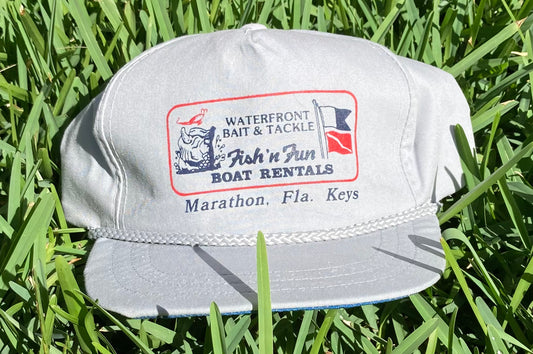 5 Panel Marathon Key Florida vintage rope hat