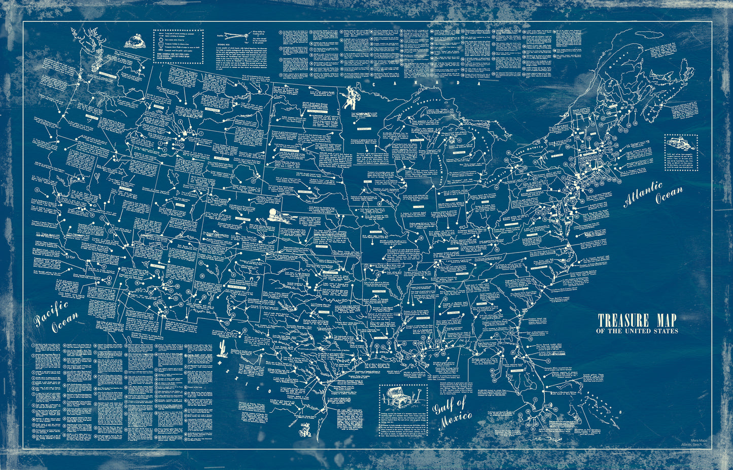 USA Treasure MERA Map