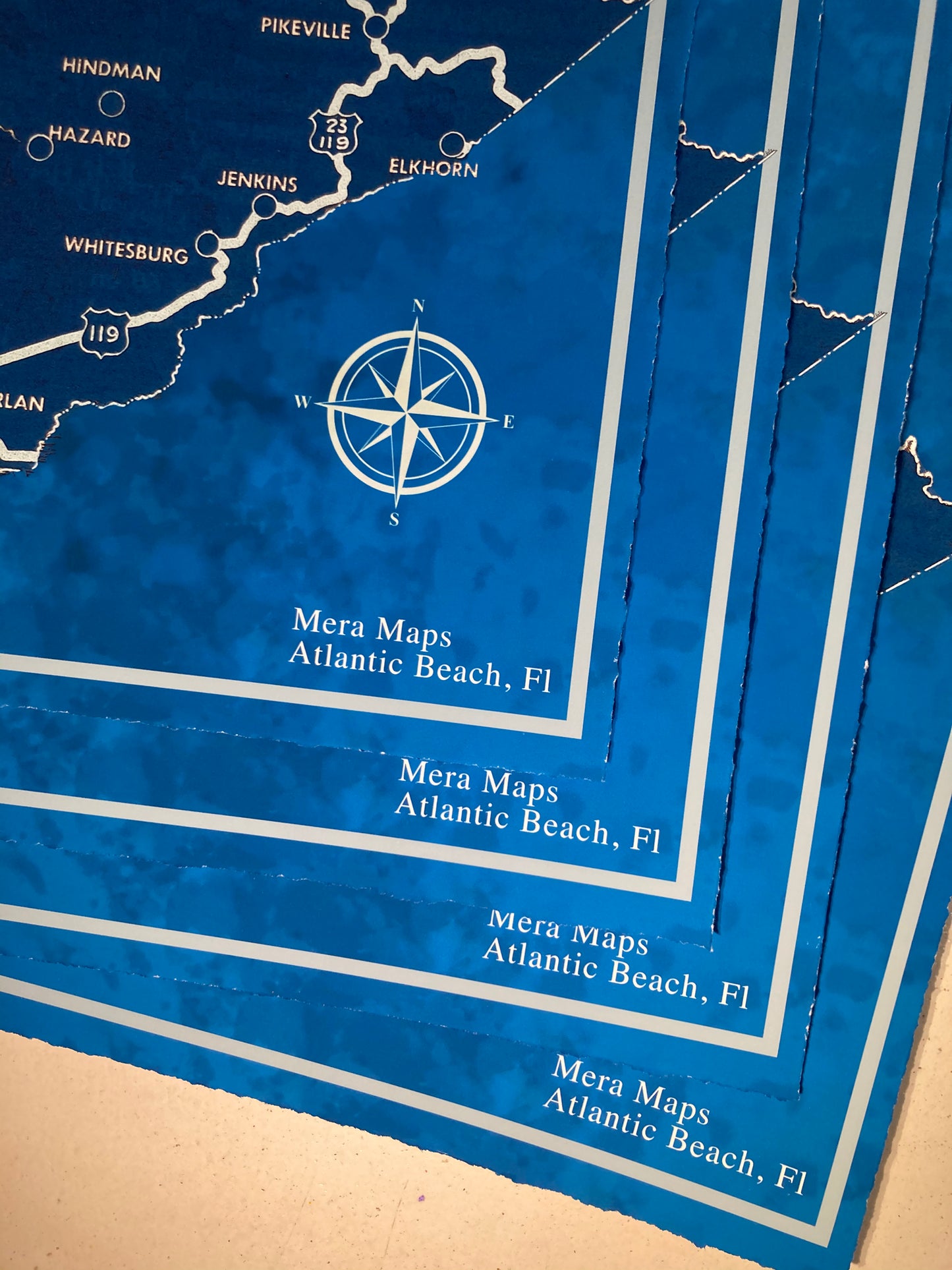 Kentucky bourbon map