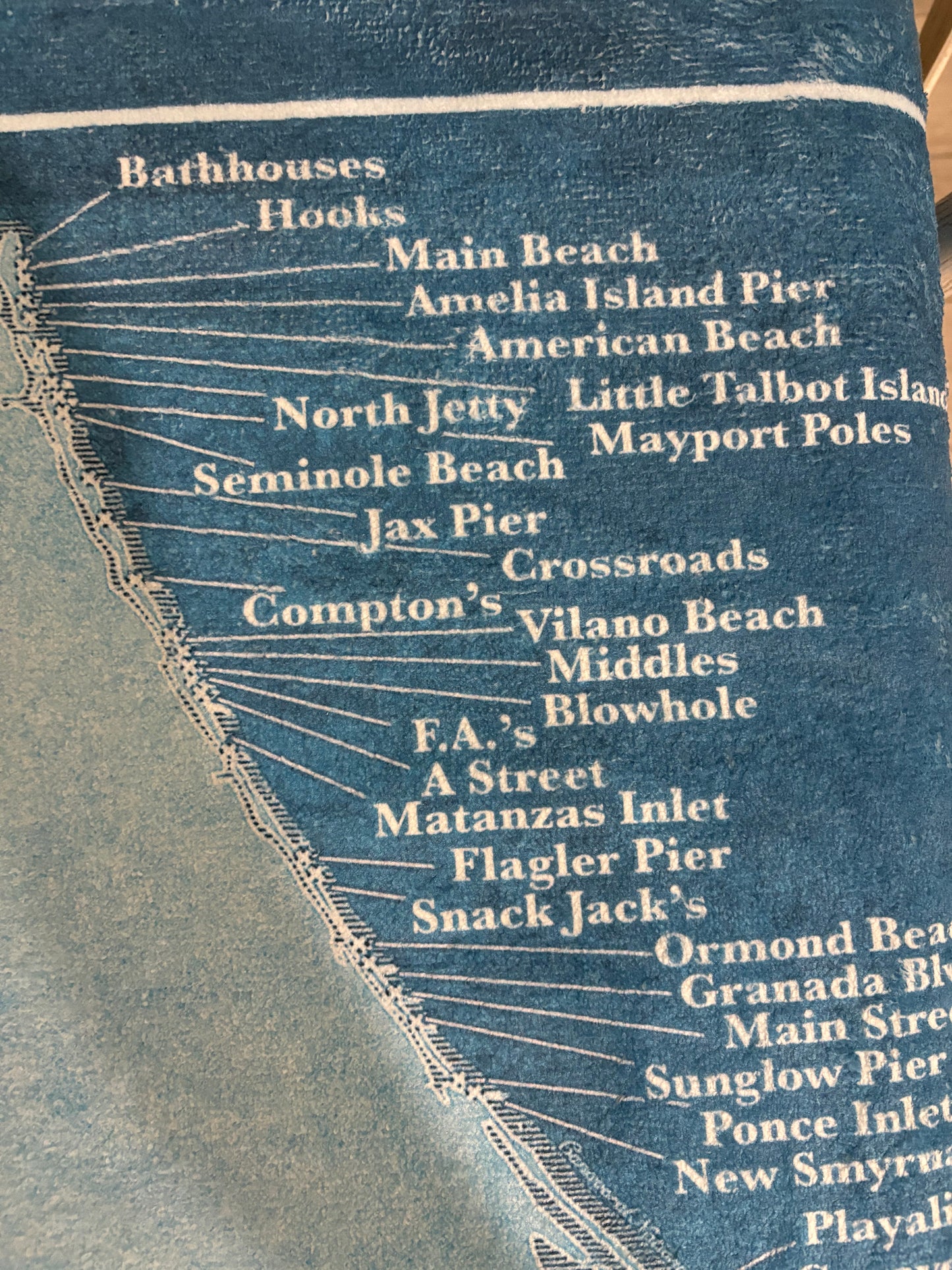 The Surfer's Map of Florida