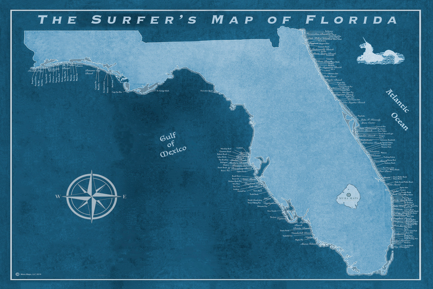 The Surfer's Map of Florida