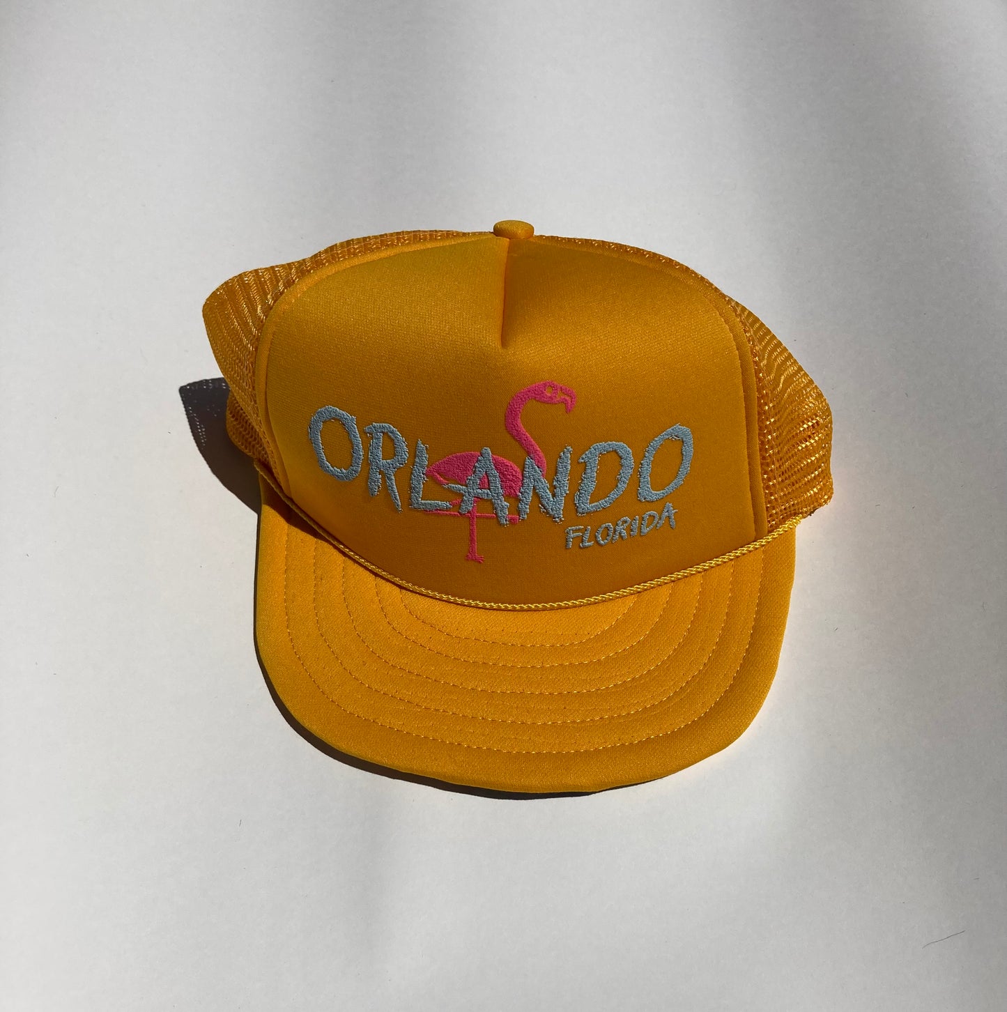 Vintage Orlando Florida flamingo trucker Hat